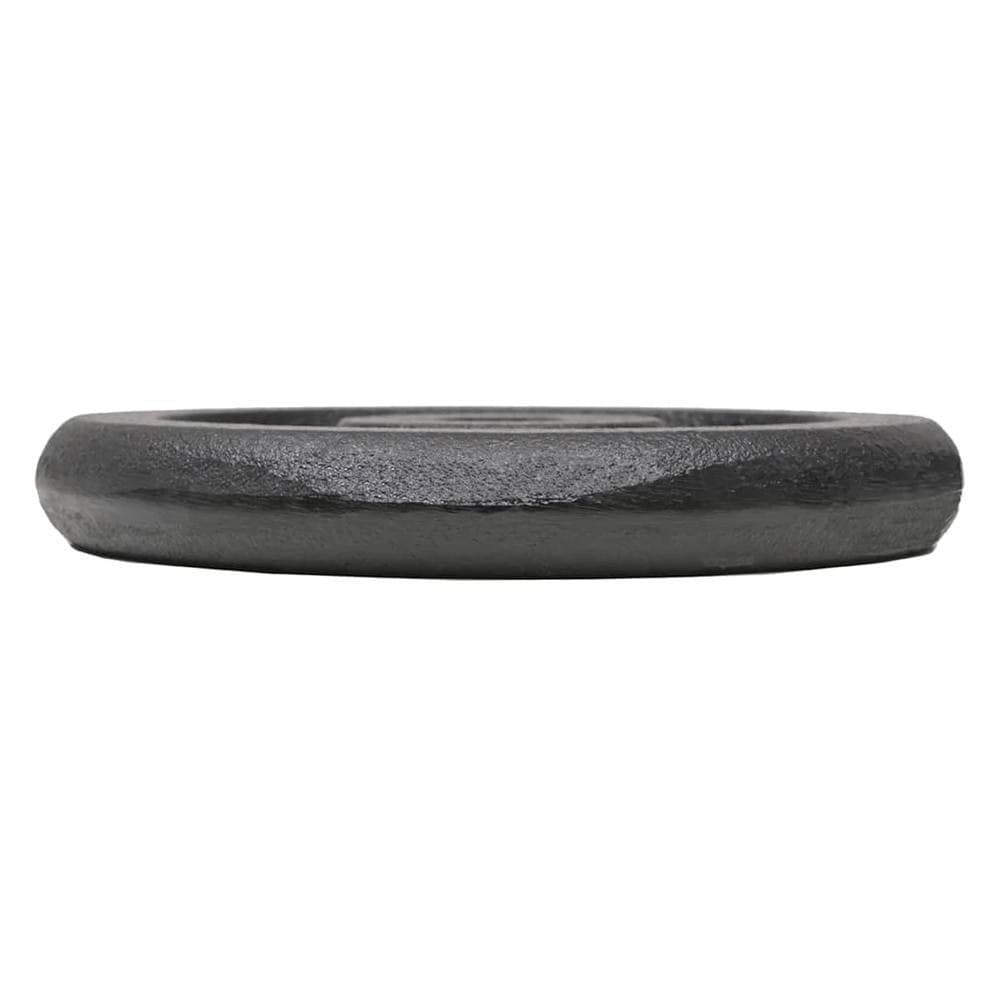 SET DI 4 DISCHI PER PESI MANUBRI DA 5 KG IN GHISA BILANCIERE F 30MM COLORE NERO - 4