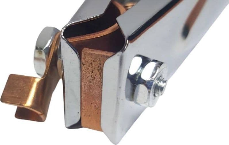 PINZA DI MASSA PER FILO SALDATRICE SALDATORE SALDATURA MORSETTO 500A - 8