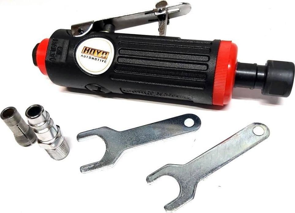 MINI SMERIGLIATRICE PNEUMATICA TRAPANO ARIA COMPRESSA FRESATRICE DREMEL AD ARIA - 11