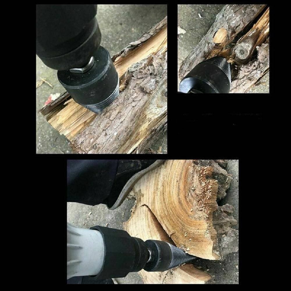 PUNTA 50 MM SPACCARE LEGNO SPACCALEGNA USO DOMESTICO PER TRAPANO SDS PLUS - 9