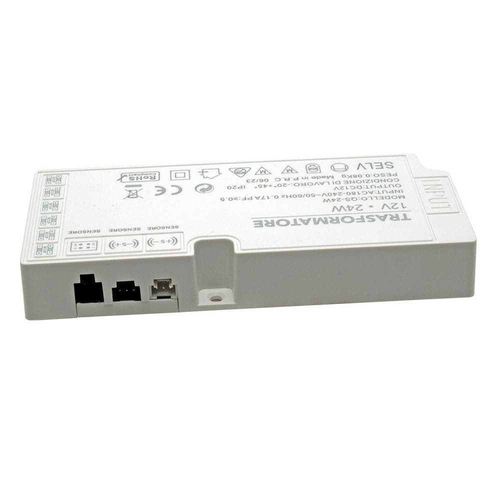KIT BARRA LED 12W PROFILO ALIMENTATORE 24W 12V LUCE 4000K DIMMERABILE SENSORE TOUCH - 3