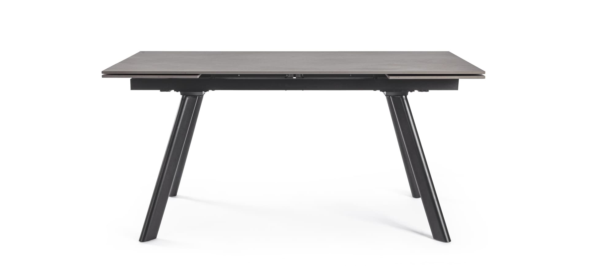Tavolo allungabile "Jarkko" in grées porcellanato e legno d'abete 160-240x90 - 8