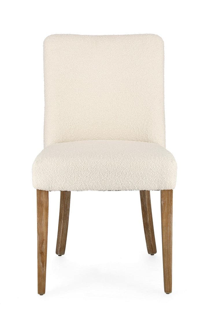 Sedia "Beatriz" con struttura in legno di quercia, per arredo interno 48 x 57 x h 88 cm in Sedie Decor Space - Altamura, commercioVirtuoso.it