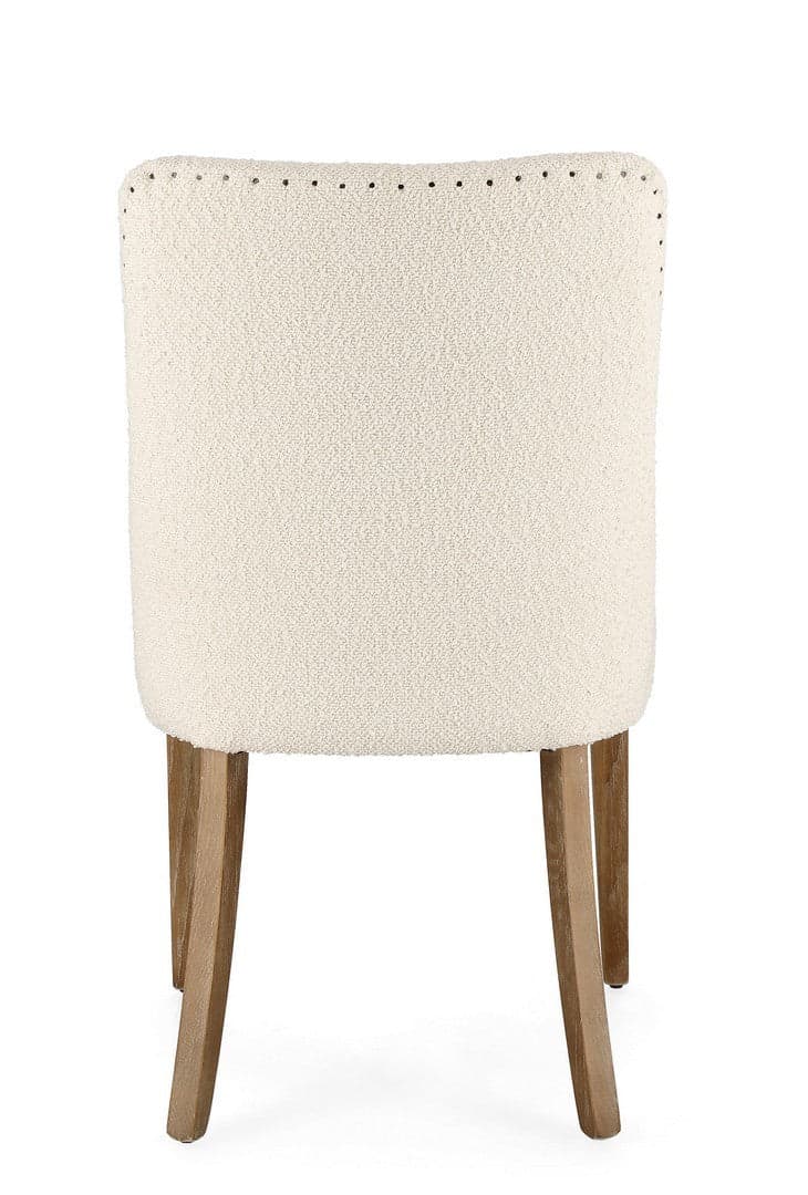Sedia "Beatriz" con struttura in legno di quercia, per arredo interno 48 x 57 x h 88 cm in Sedie Decor Space - Altamura, commercioVirtuoso.it