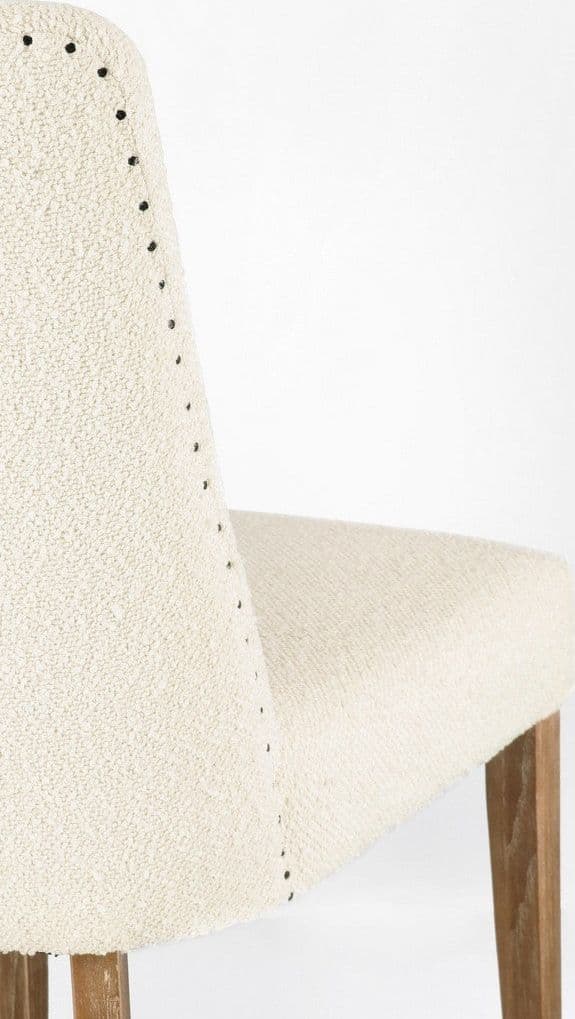 Sedia "Beatriz" con struttura in legno di quercia, per arredo interno 48 x 57 x h 88 cm in Sedie Decor Space - Altamura, commercioVirtuoso.it