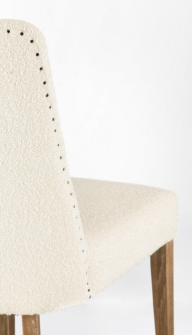 Sedia "Beatriz" con struttura in legno di quercia, per arredo interno 48 x 57 x h 88 cm in Sedie Decor Space - Altamura, commercioVirtuoso.it