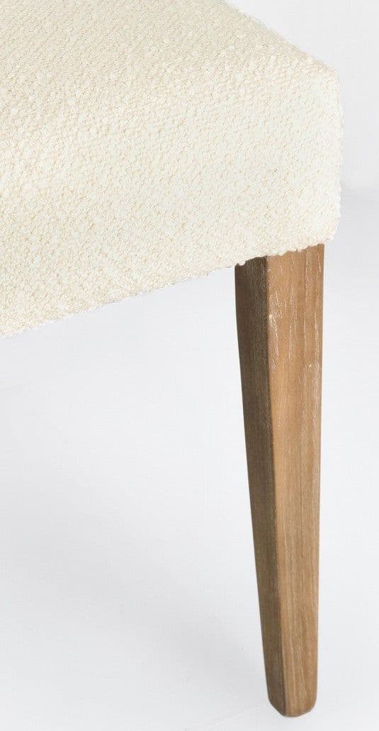 Sedia "Beatriz" con struttura in legno di quercia, per arredo interno 48 x 57 x h 88 cm in Sedie Decor Space - Altamura, commercioVirtuoso.it