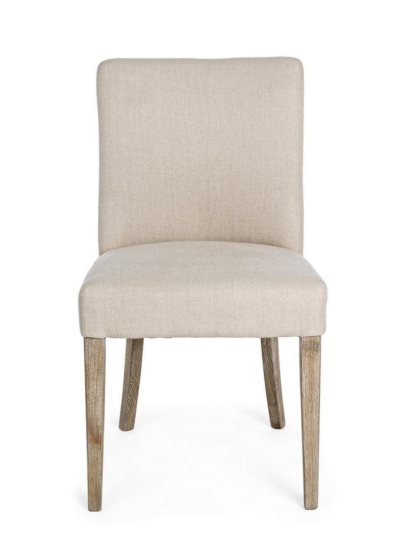 Sedia "Beatriz" con struttura in legno di quercia, per arredo interno 48 x 57 x h 88 cm - 21