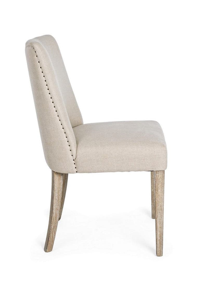 Sedia "Beatriz" con struttura in legno di quercia, per arredo interno 48 x 57 x h 88 cm - 23