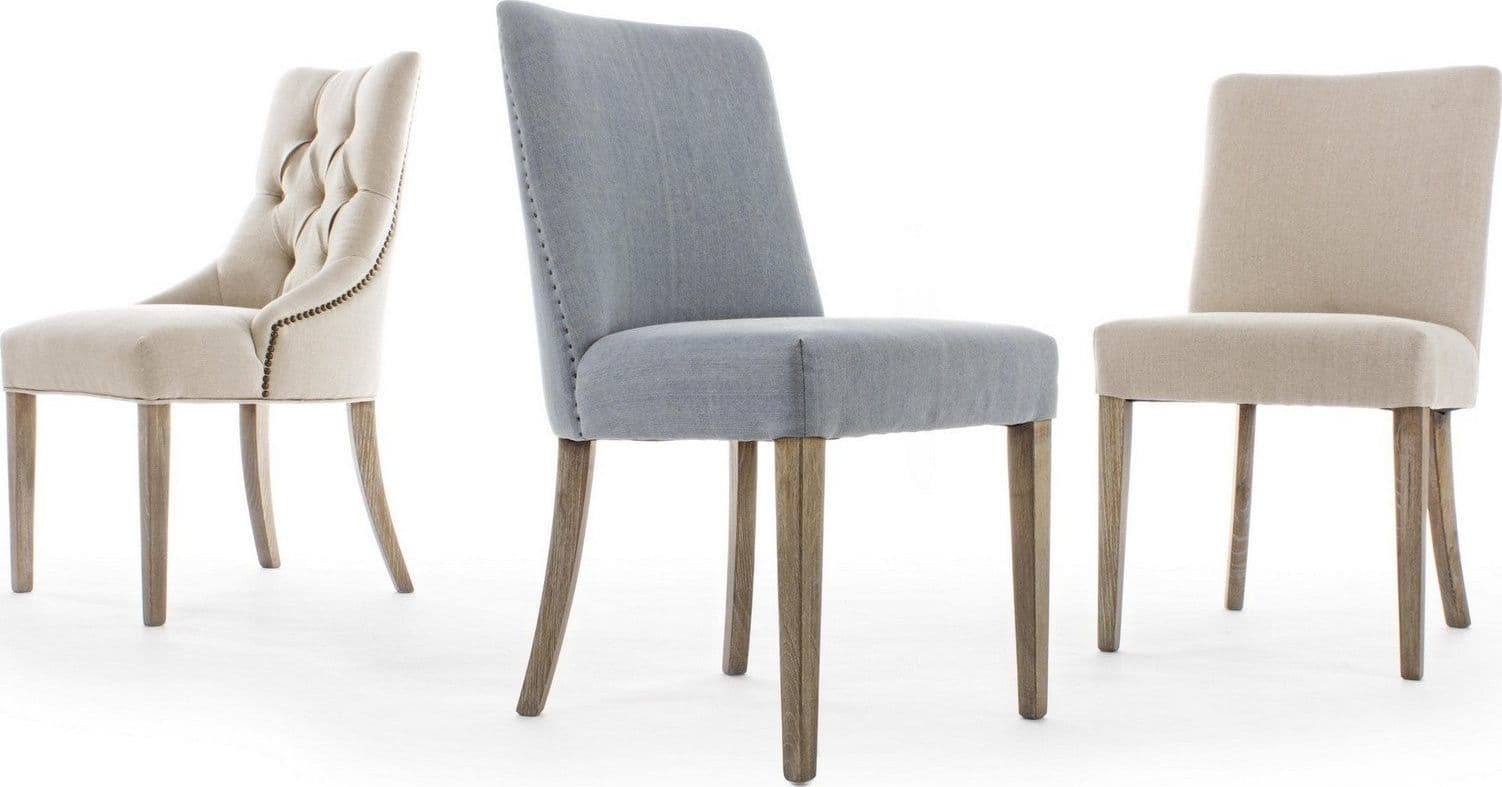 Sedia "Beatriz" con struttura in legno di quercia, per arredo interno 48 x 57 x h 88 cm - 26