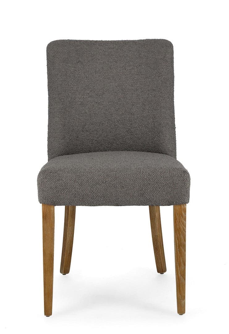 Sedia "Beatriz" con struttura in legno di quercia, per arredo interno 48 x 57 x h 88 cm in Sedie Decor Space - Altamura, commercioVirtuoso.it