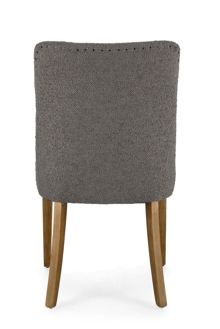 Sedia "Beatriz" con struttura in legno di quercia, per arredo interno 48 x 57 x h 88 cm in Sedie Decor Space - Altamura, commercioVirtuoso.it