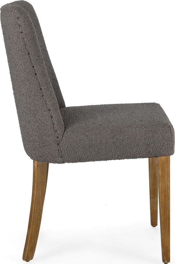 Sedia "Beatriz" con struttura in legno di quercia, per arredo interno 48 x 57 x h 88 cm in Sedie Decor Space - Altamura, commercioVirtuoso.it