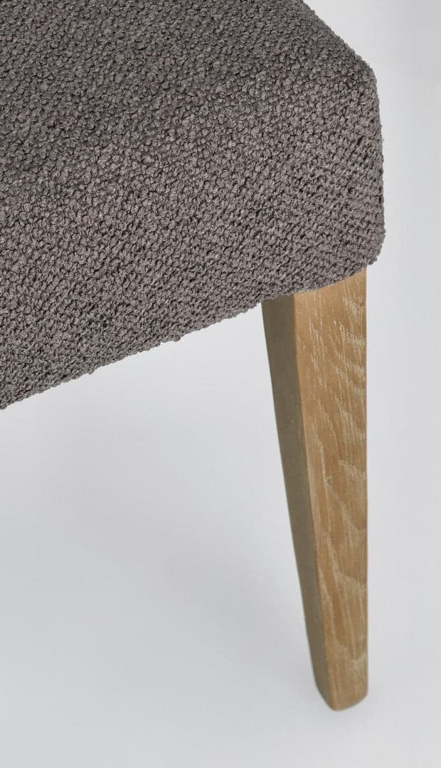 Sedia "Beatriz" con struttura in legno di quercia, per arredo interno 48 x 57 x h 88 cm in Sedie Decor Space - Altamura, commercioVirtuoso.it