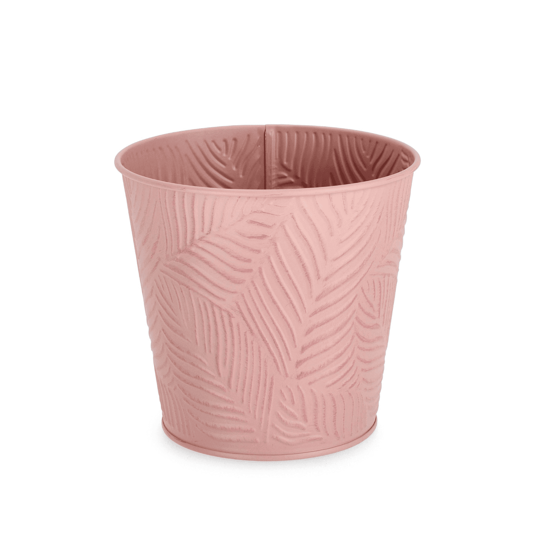 Vaso benji tondo in metallo galvanizzato Ø 15,5 x h 14,7 cm in Vasi tradizionali Decor Space - Altamura, commercioVirtuoso.it