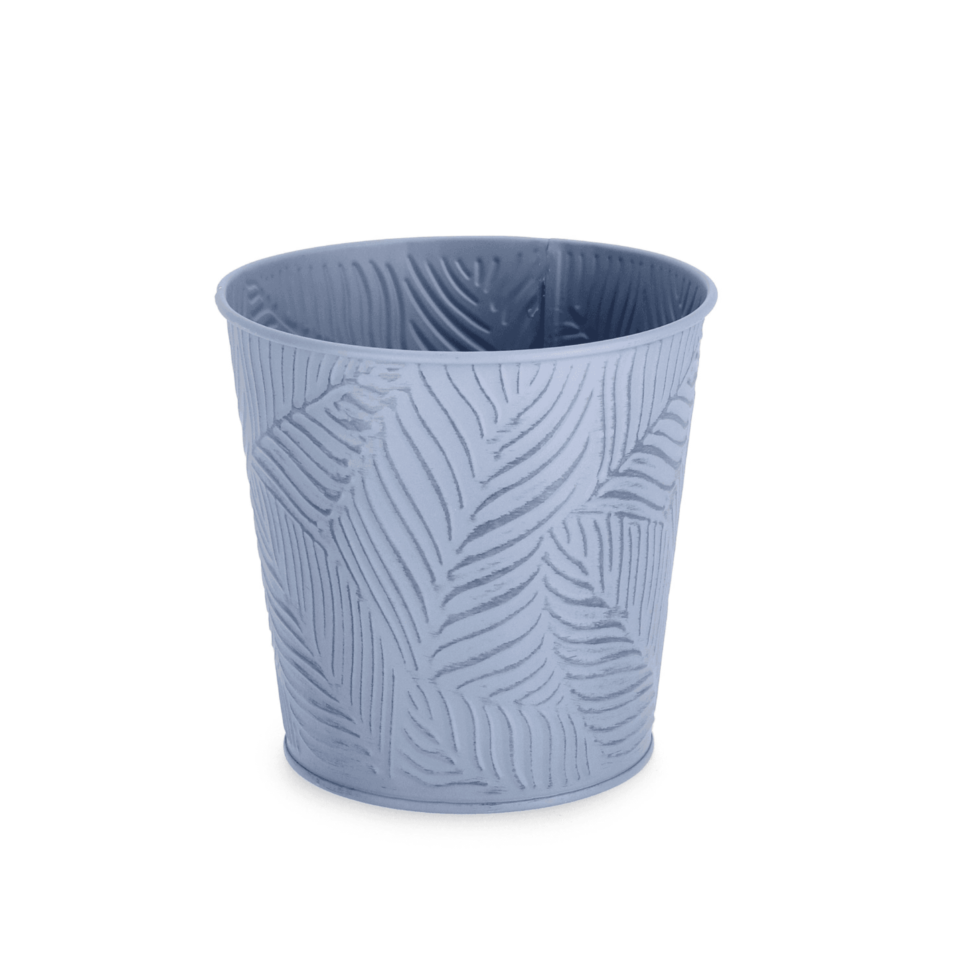 Vaso benji tondo in metallo galvanizzato Ø 15,5 x h 14,7 cm in Vasi tradizionali Decor Space - Altamura, commercioVirtuoso.it