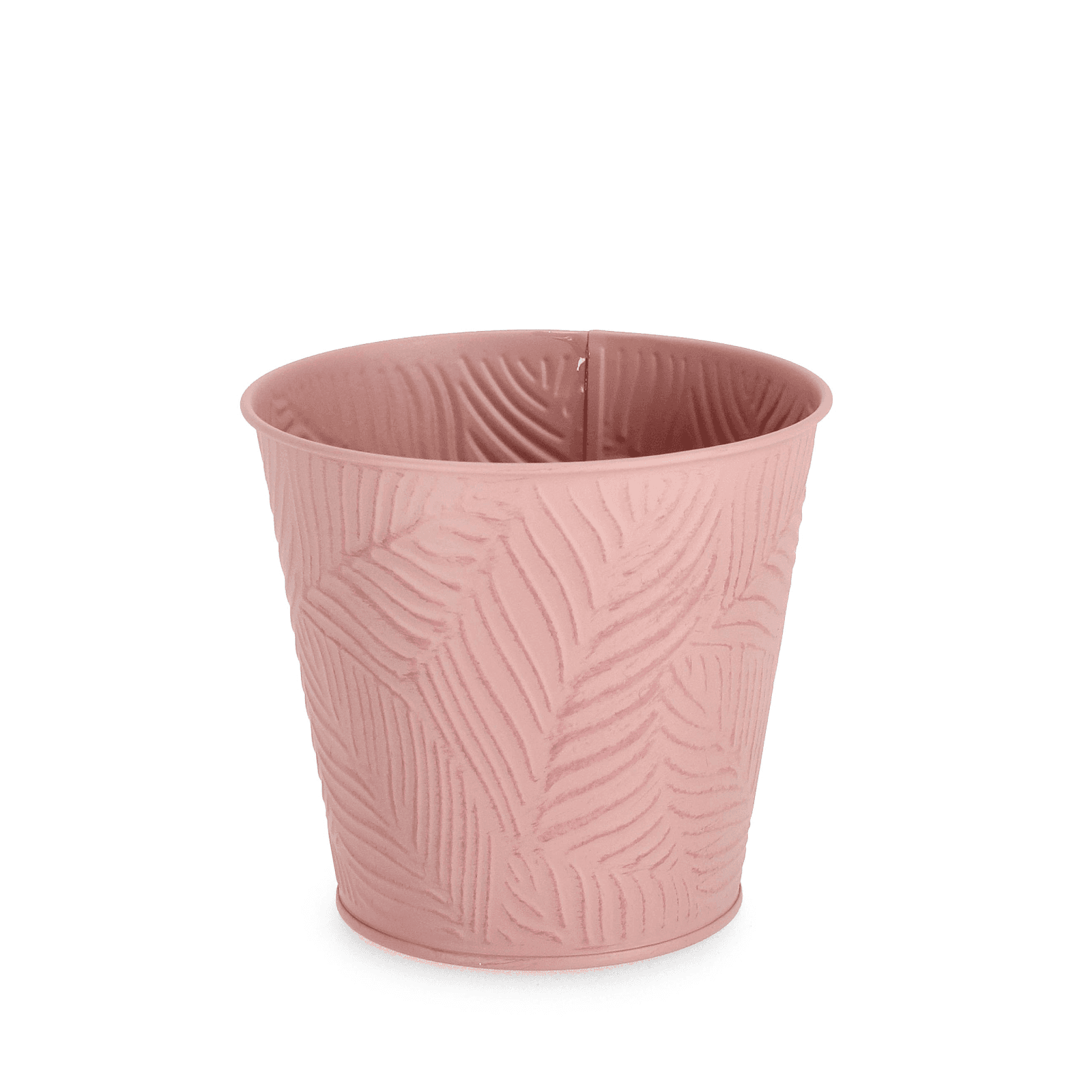 Vaso benji tondo in metallo galvanizzato Ø 15,5 x h 14,7 cm in Vasi tradizionali Decor Space - Altamura, commercioVirtuoso.it