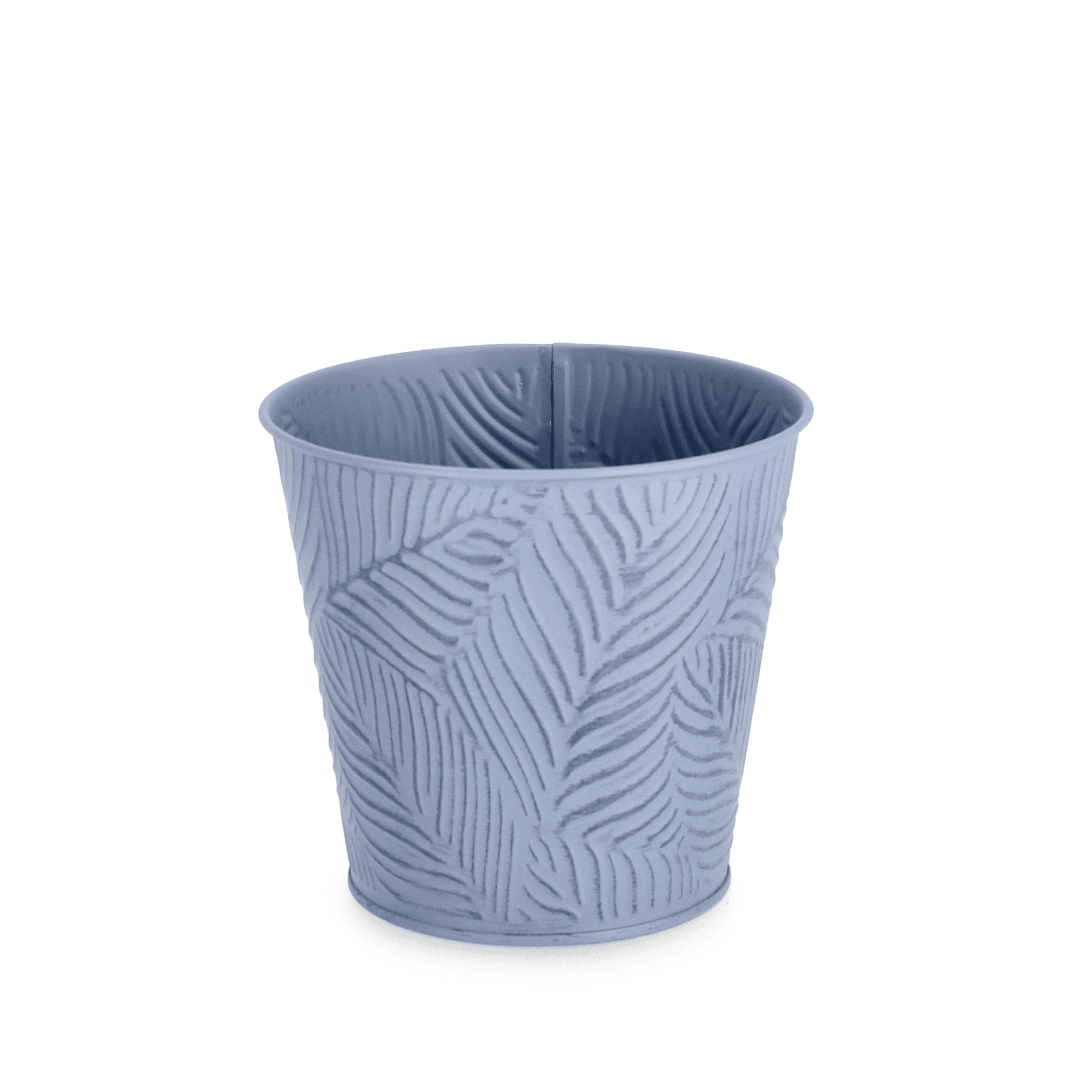 Vaso benji tondo in metallo galvanizzato Ø 15,5 x h 14,7 cm in Vasi tradizionali Decor Space - Altamura, commercioVirtuoso.it