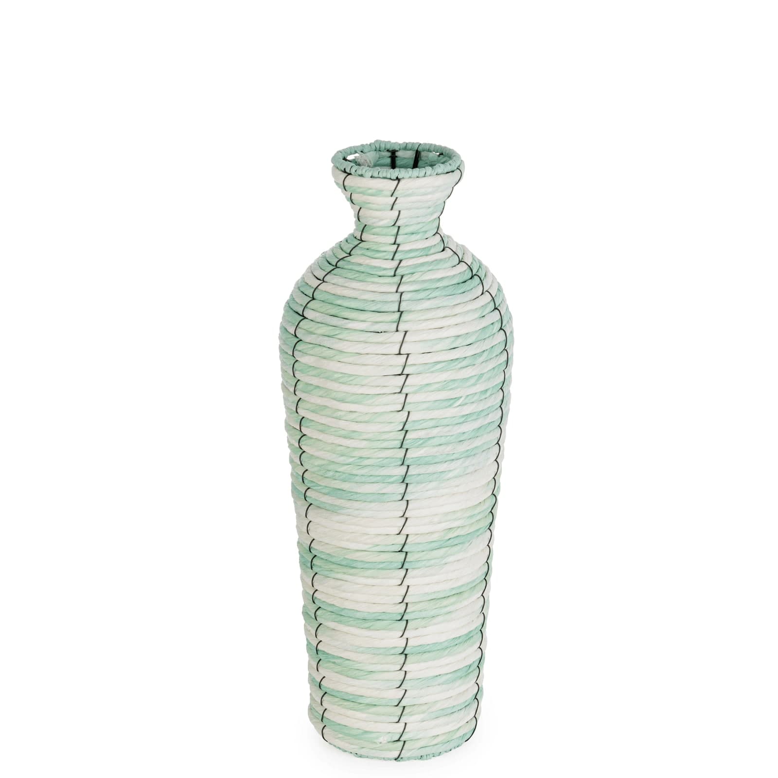 Vaso afrika alto carta 80% fil di ferro 20% Ø 17,5 x h 46,5 cm in Vasi Decor Space - Altamura, commercioVirtuoso.it