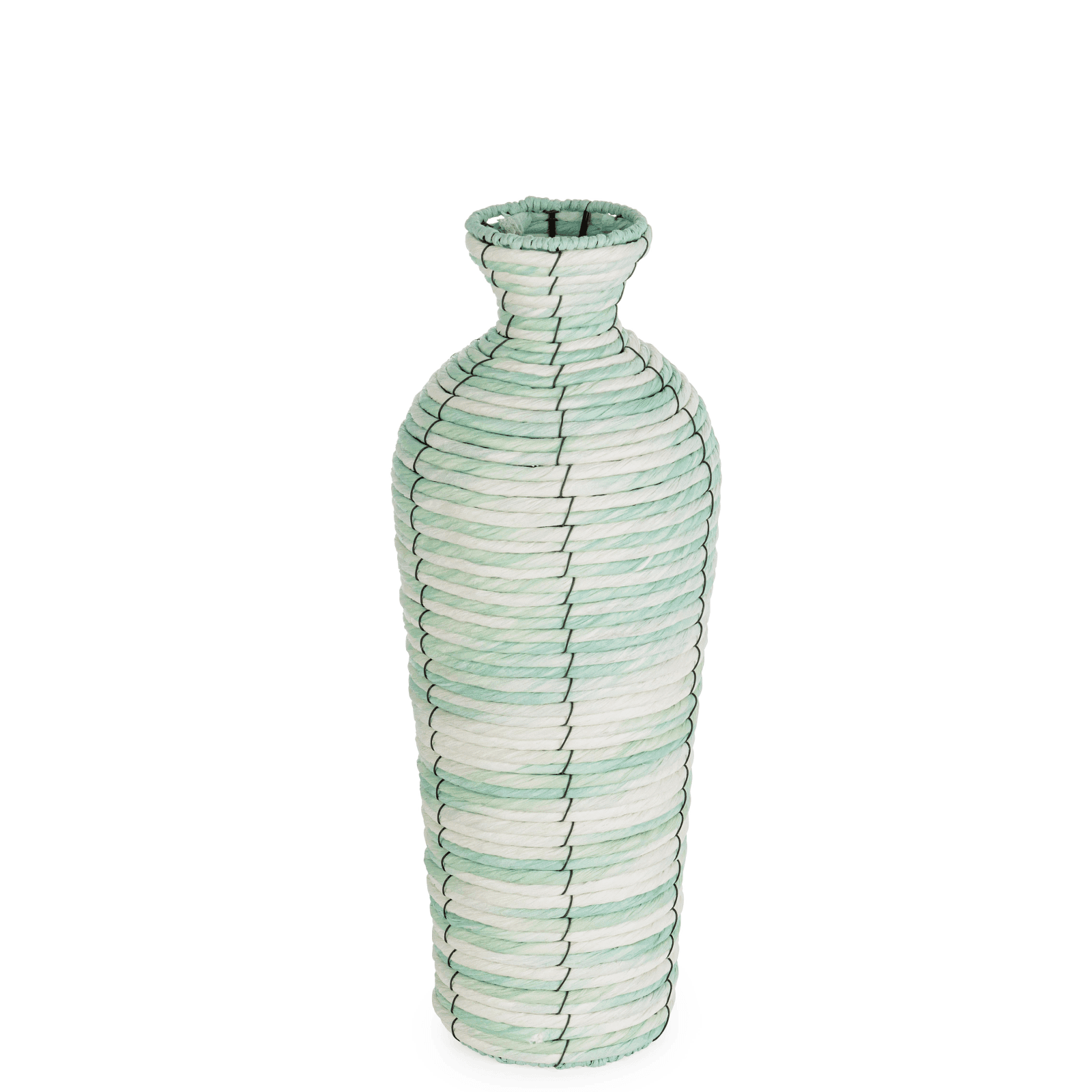 Vaso afrika alto carta 80% fil di ferro 20% Ø 17,5 x h 46,5 cm in Vasi Decor Space - Altamura, commercioVirtuoso.it
