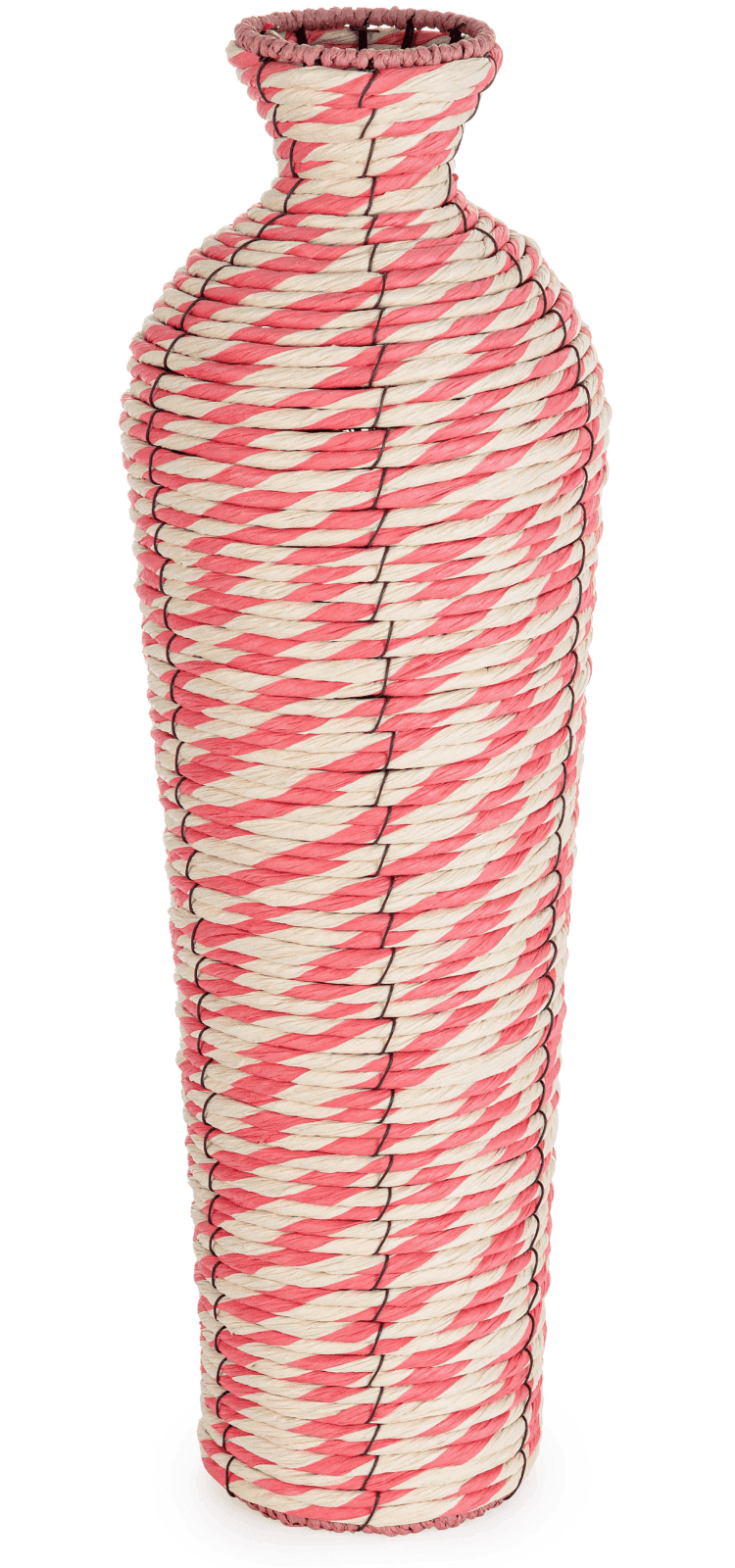 Vaso afrika alto carta 80% fil di ferro 20% Ø 17,5 x h 46,5 cm in Vasi Decor Space - Altamura, commercioVirtuoso.it
