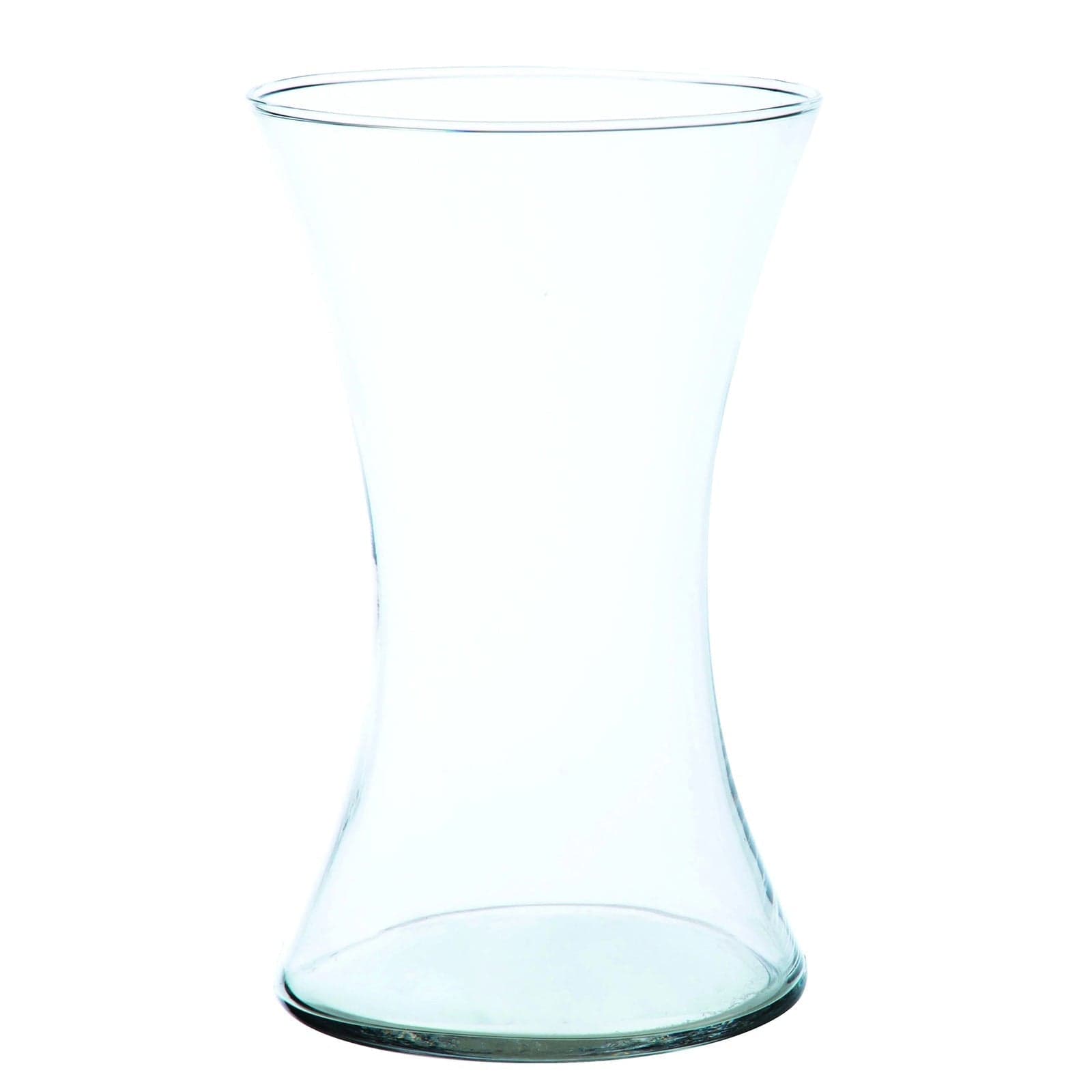 Vaso in vetro stretto al centro per acqua, fiori e piante Ø 12 x 26 cm