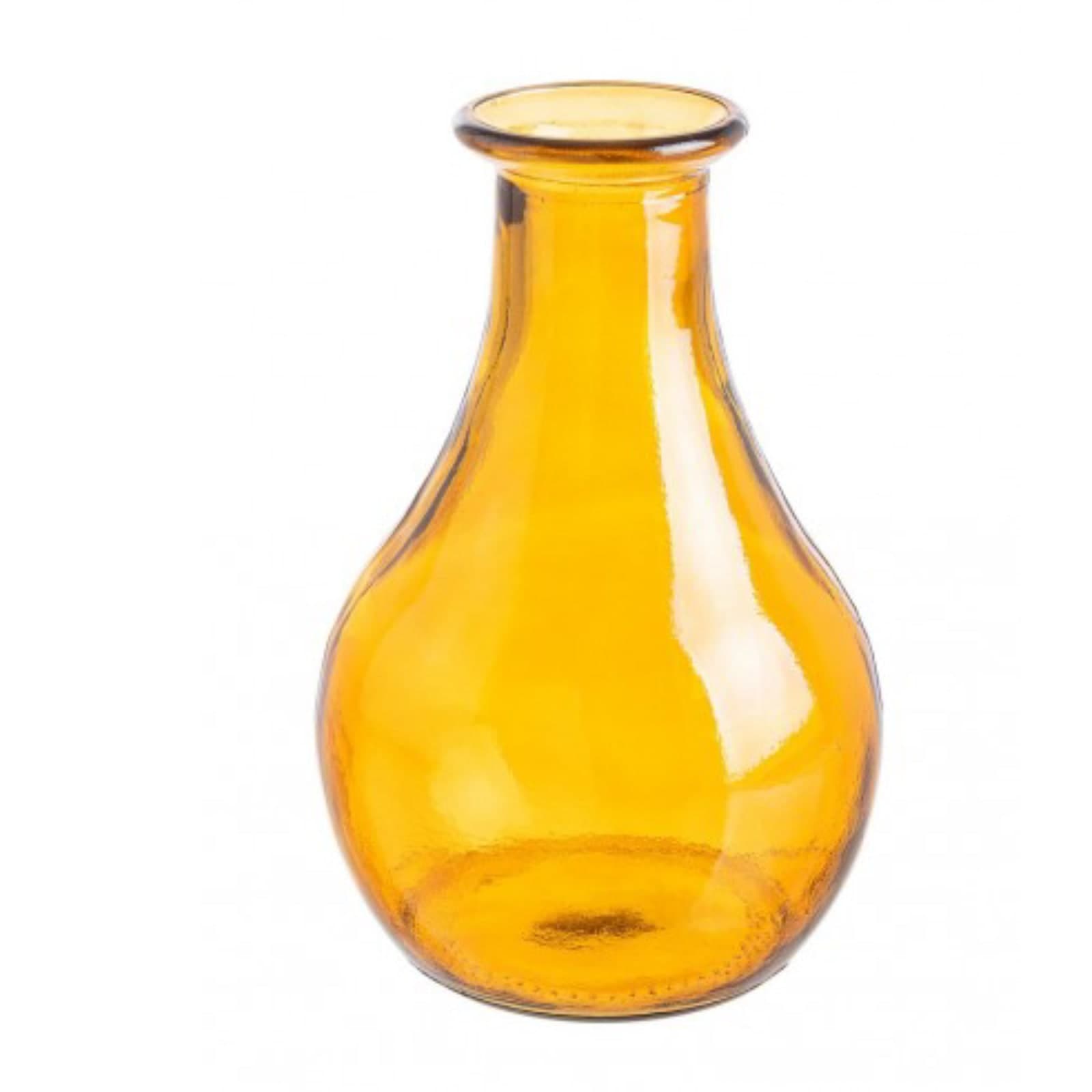 Vaso per uso interno ed esterno  jayla in vetro tondo riciclato Ø20x31h in Vasi tradizionali Decor Space - Altamura, commercioVirtuoso.it