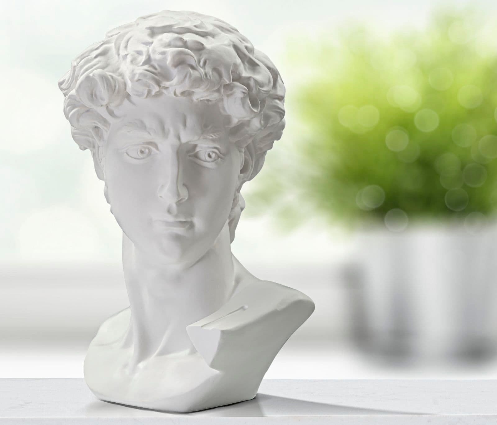 Scultura testa antica romana in poliresina per decorazioni ambienti in Statue Decor Space - Altamura, commercioVirtuoso.it