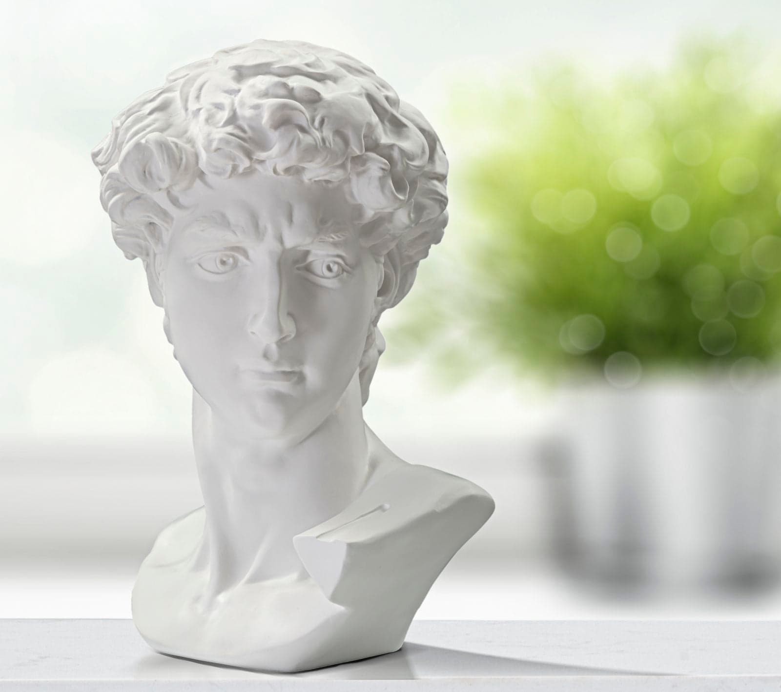 Scultura testa antica romana in poliresina per decorazioni ambienti in Statue Decor Space - Altamura, commercioVirtuoso.it