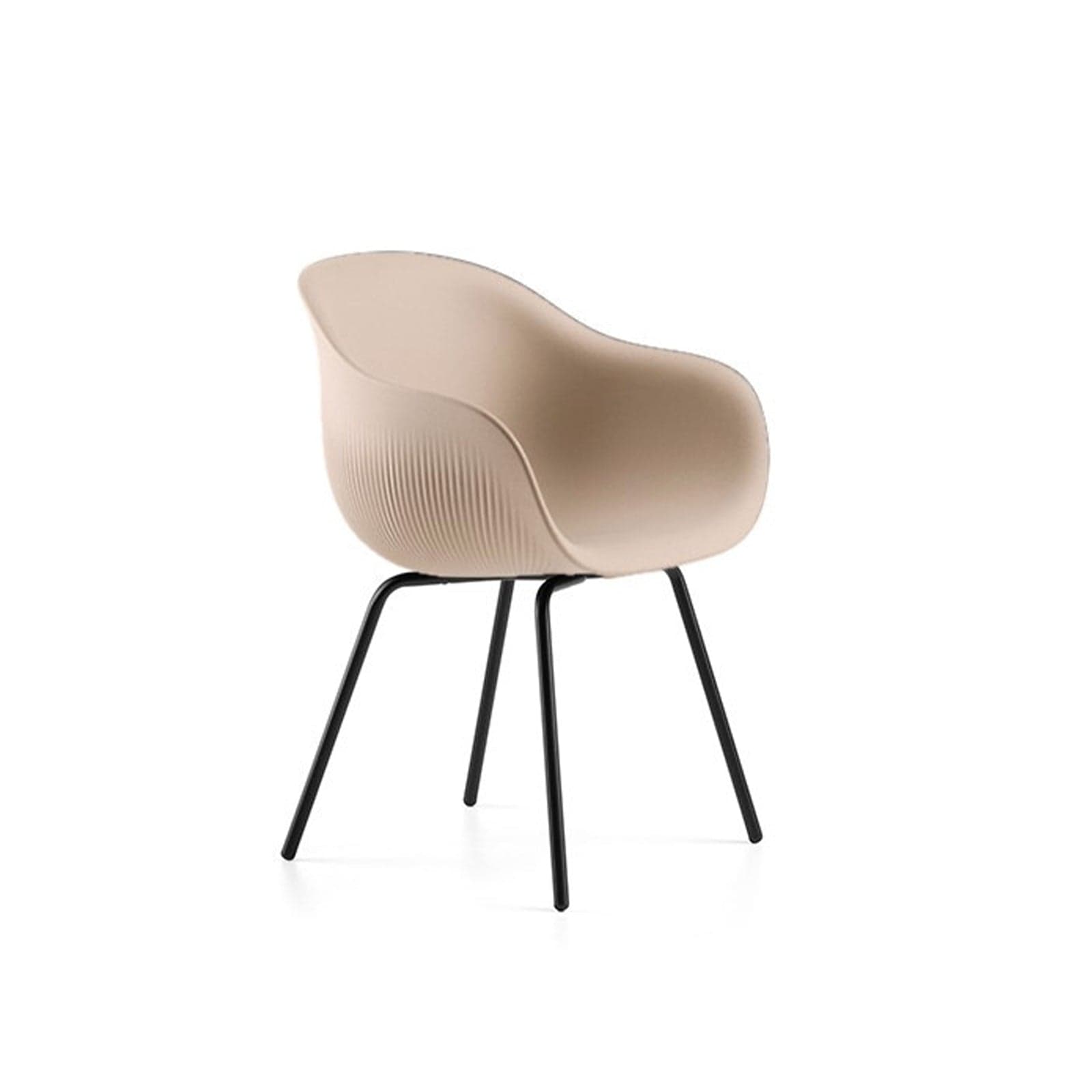 Sedia "Fade" struttura in polietilene e gambe in metallo per esterno in Sedie per tavolo da giardino Decor Space - Altamura, commercioVirtuoso.it