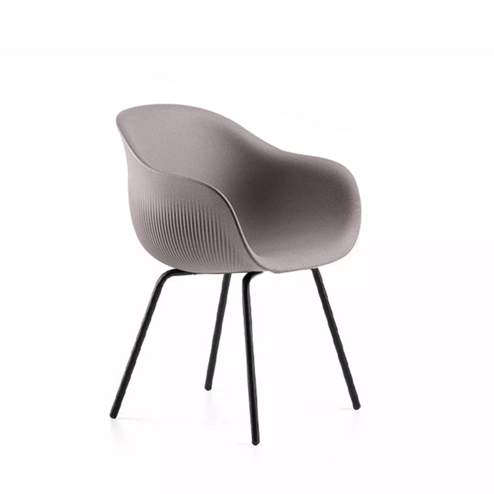 Sedia "Fade" struttura in polietilene e gambe in metallo per esterno in Sedie per tavolo da giardino Decor Space - Altamura, commercioVirtuoso.it