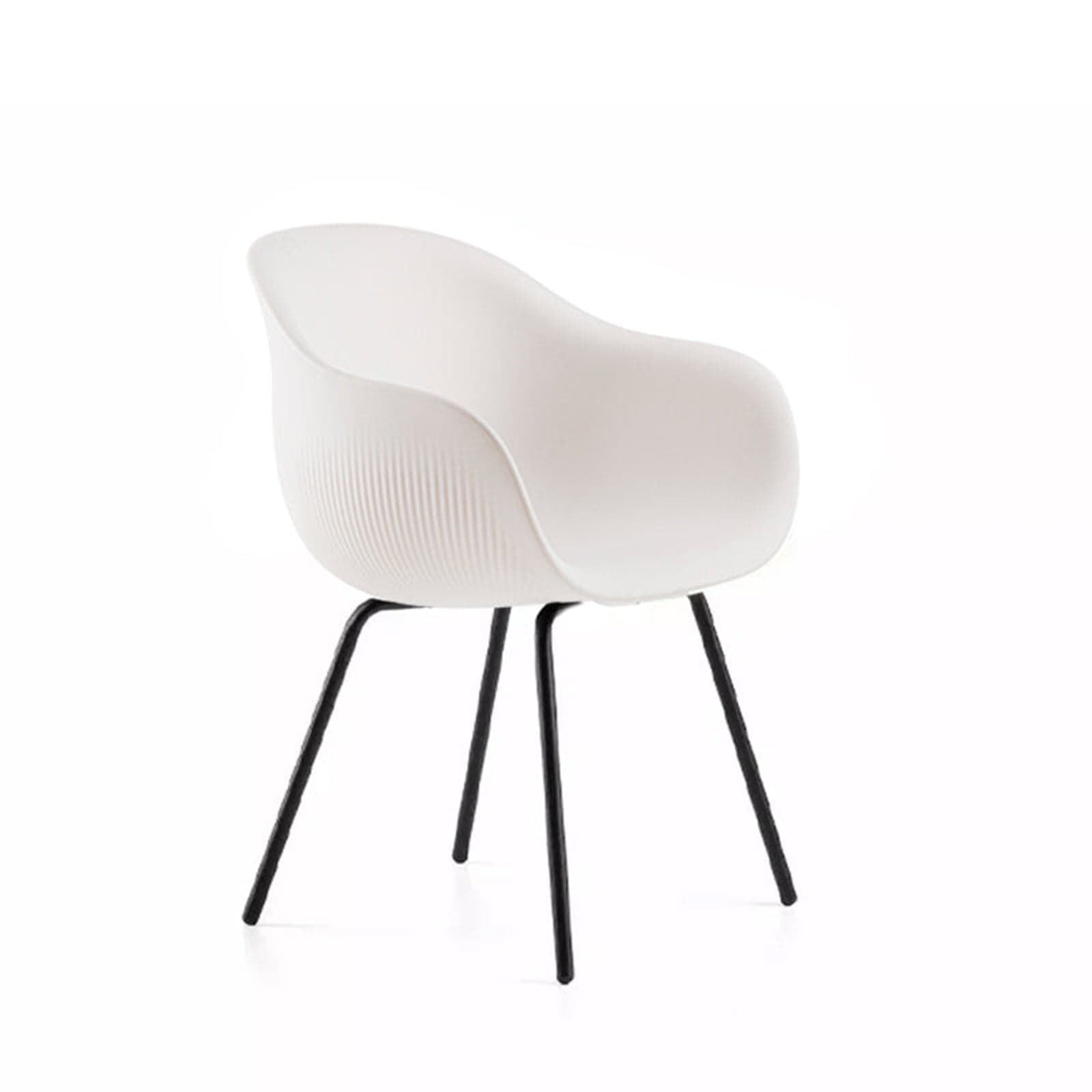 Sedia "Fade" struttura in polietilene e gambe in metallo per esterno in Sedie per tavolo da giardino Decor Space - Altamura, commercioVirtuoso.it