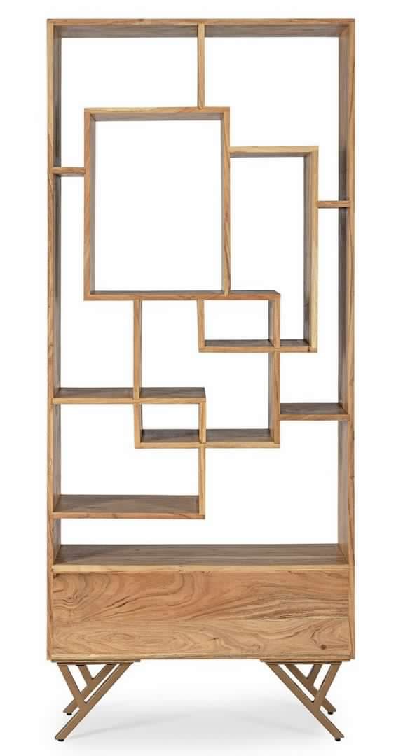 Libreria "Raida" porta oggetti, mobile per interno in Librerie Decor Space - Altamura, commercioVirtuoso.it