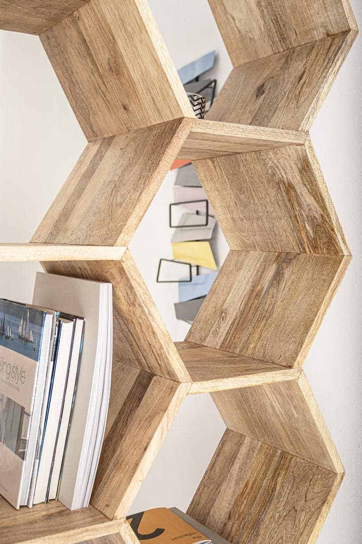 Libreria "Wahida" porta oggetti, mobile per interno in Librerie Decor Space - Altamura, commercioVirtuoso.it