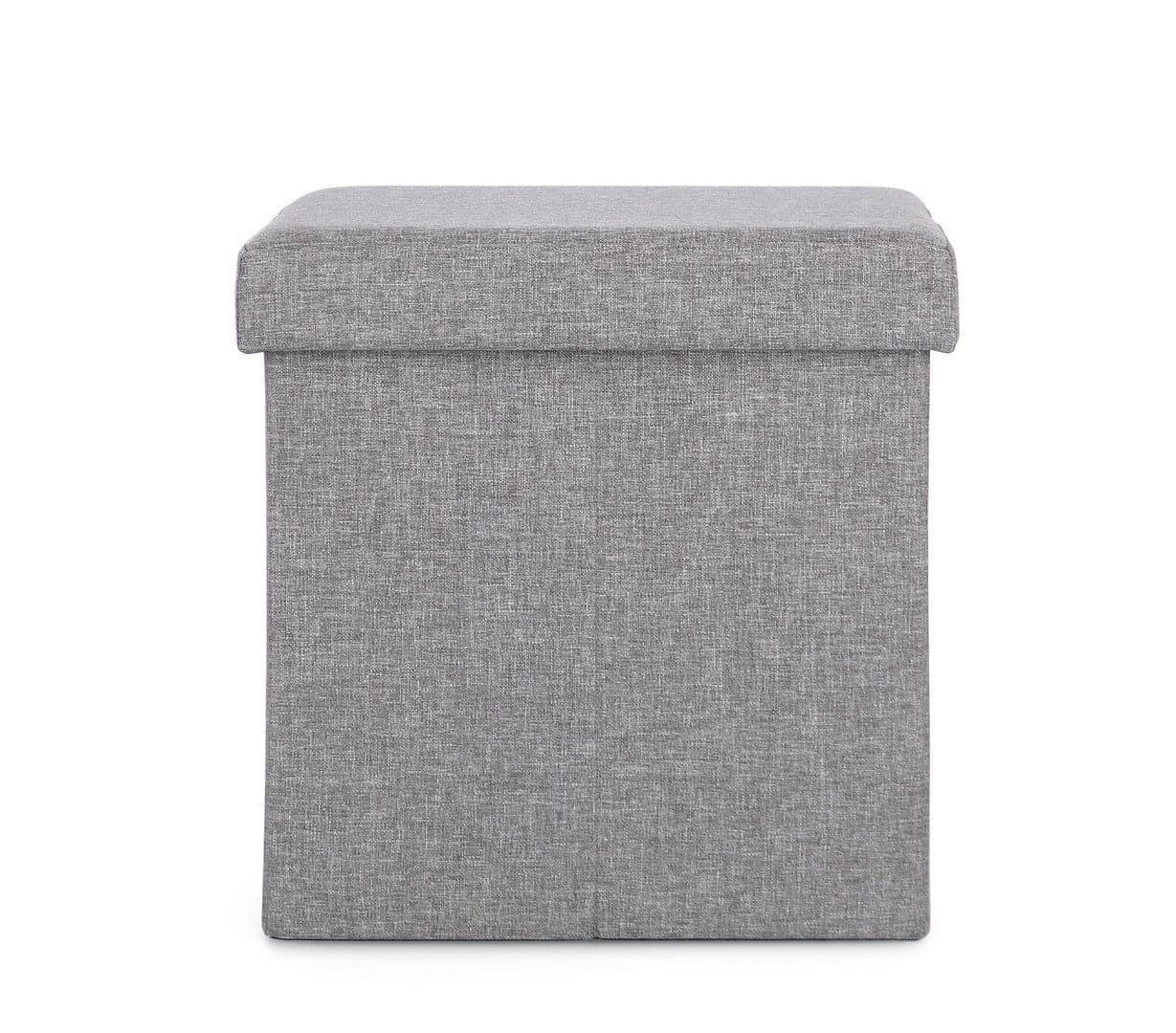 Poltrona Pouf "Leopold" per interno, con rivestimento in poliestere da 38x38x38cm in Ottomane e poggiapiedi Decor Space - Altamura, commercioVirtuoso.it