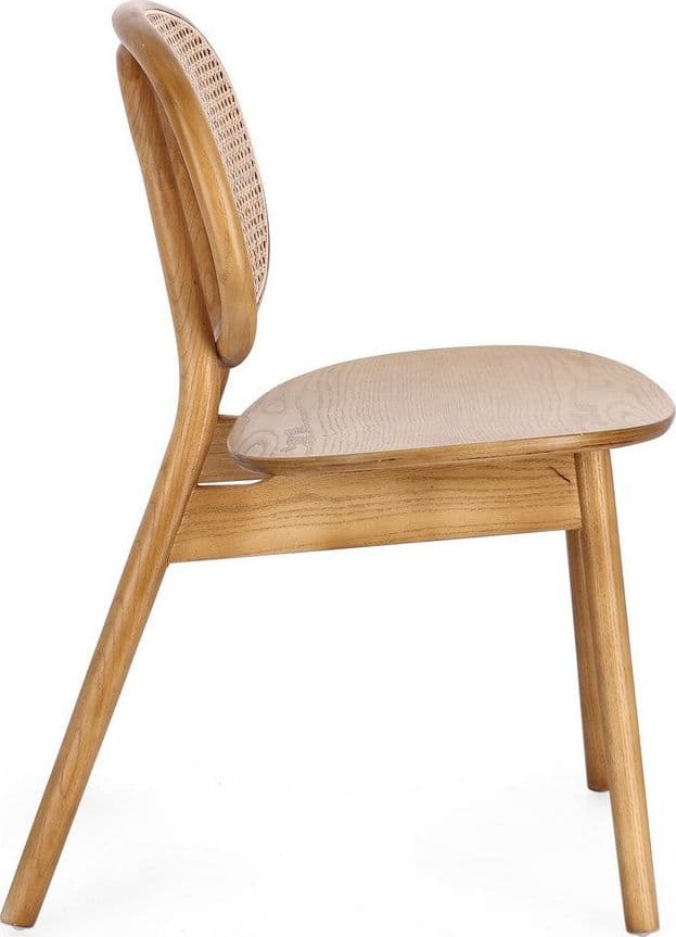 Sedia "Adolis" con struttura in legno di olmo, per arredo interno 49 x 42 x h 81 cm in Sedie Decor Space - Altamura, commercioVirtuoso.it
