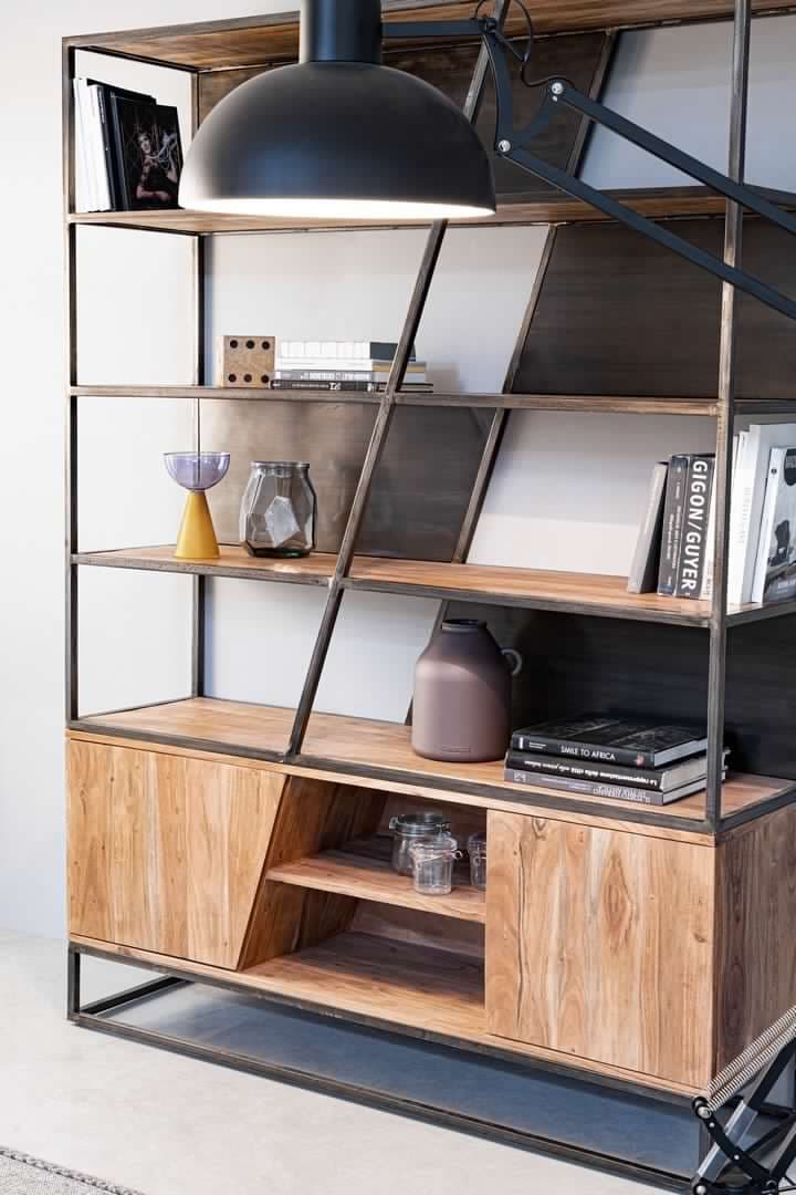 Libreria "Janak" porta oggetti, mobile per interno in Librerie Decor Space - Altamura, commercioVirtuoso.it