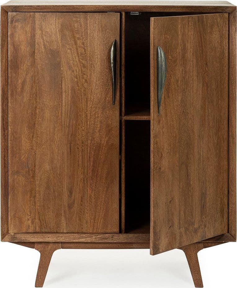 Mobile da bar "Sherman" da 2 ante in legno di mango con mensole, da 90 x 40 x 108 cm in Credenze e buffet Decor Space - Altamura, commercioVirtuoso.it