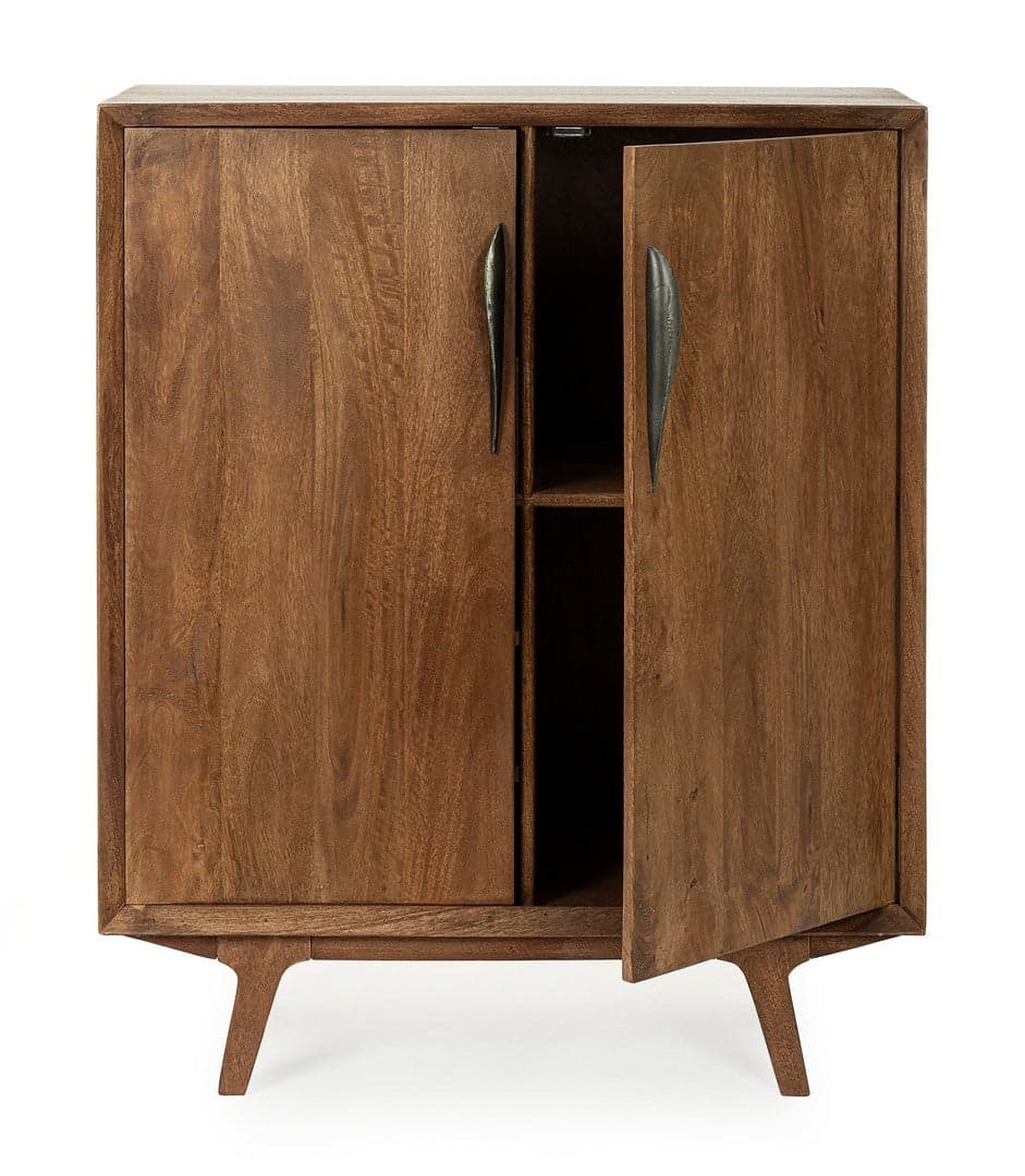 Mobile da bar "Sherman" da 2 ante in legno di mango con mensole, da 90 x 40 x 108 cm in Credenze e buffet Decor Space - Altamura, commercioVirtuoso.it