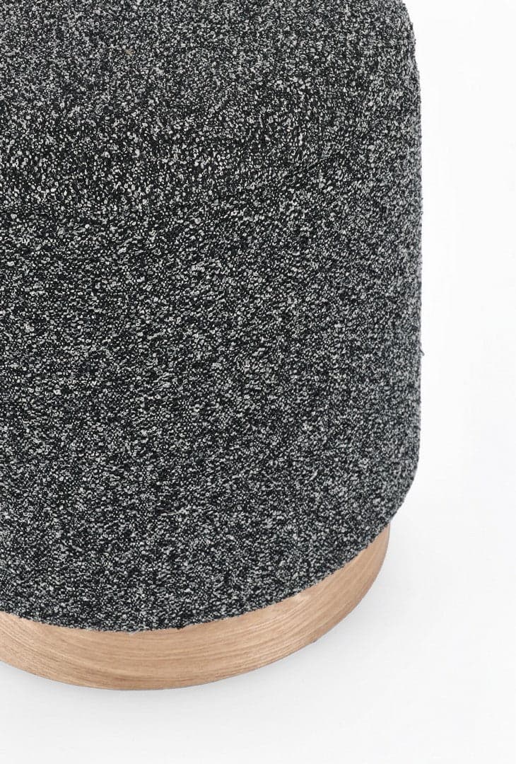 Poltrona Pouf "Zoya" per interno, con struttura In mdf e compensato Set da 2 pezzi in Ottomane e poggiapiedi Decor Space - Altamura, commercioVirtuoso.it