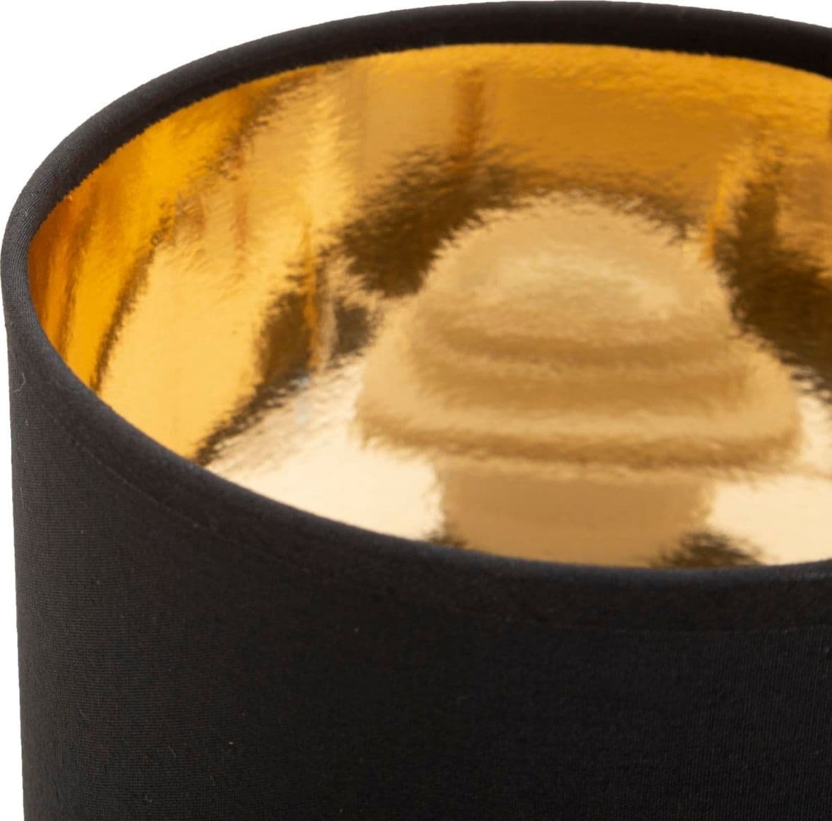 Lampada da tavolo struttura in ceramica color oro e nero per interni in Lampade da tavolo e abat-jour Decor Space - Altamura, commercioVirtuoso.it