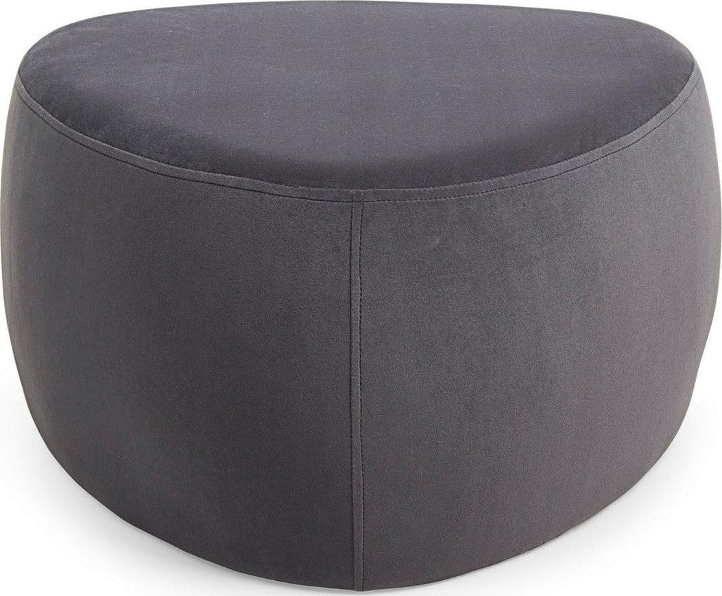 Poltrona Pouf "Stone" per interno, con struttura in mdf e compensato da 63x63x33 cm in Ottomane e poggiapiedi Decor Space - Altamura, commercioVirtuoso.it