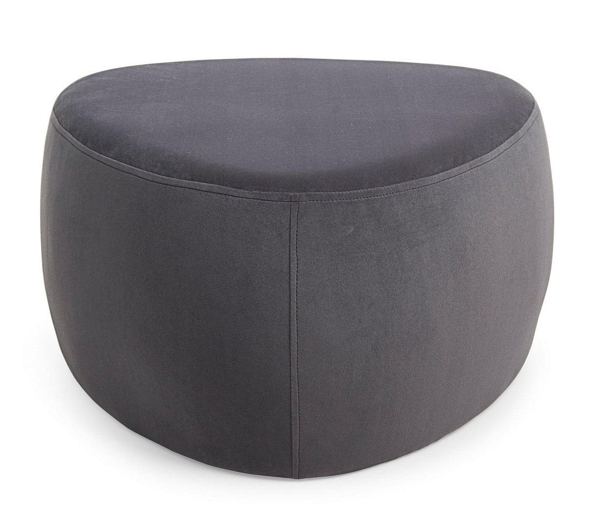 Poltrona Pouf "Stone" per interno, con struttura in mdf e compensato da 63x63x33 cm in Ottomane e poggiapiedi Decor Space - Altamura, commercioVirtuoso.it