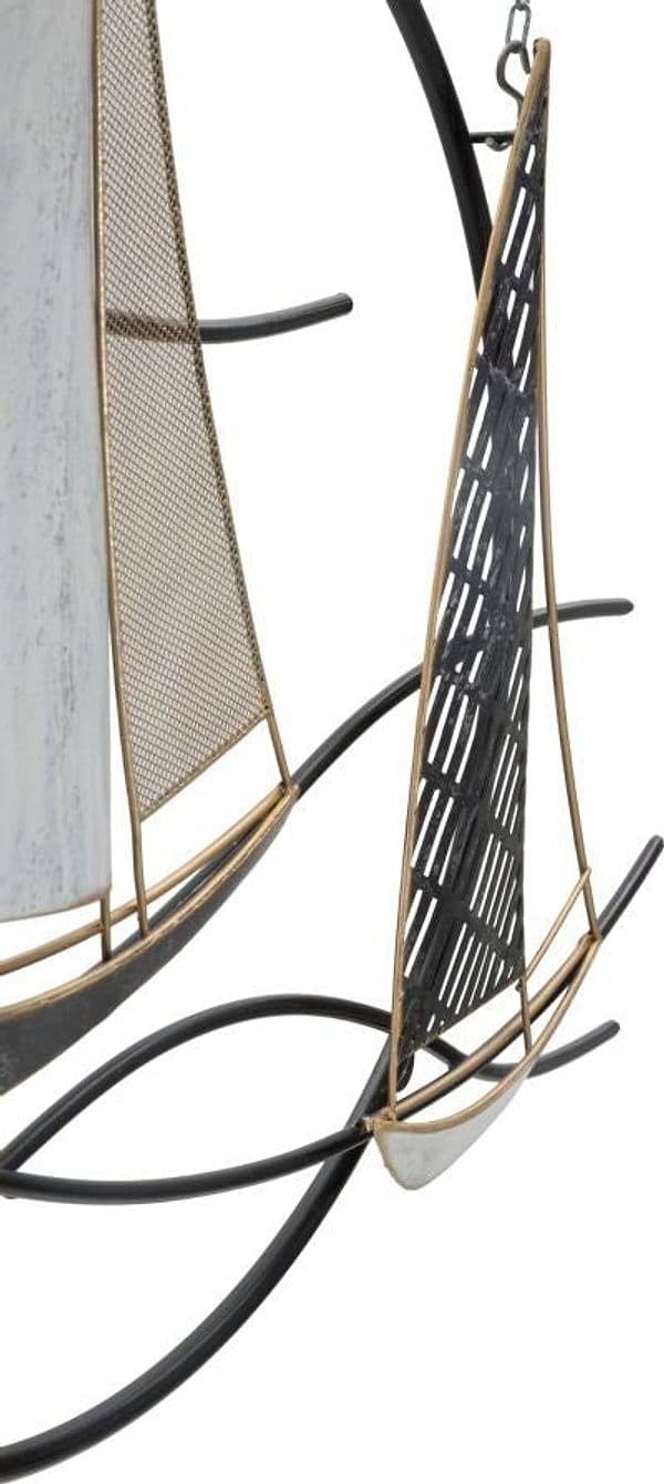 Pannello decorativo barche a vela in ferro per decorazioni ambienti in Sculture a parete Decor Space - Altamura, commercioVirtuoso.it