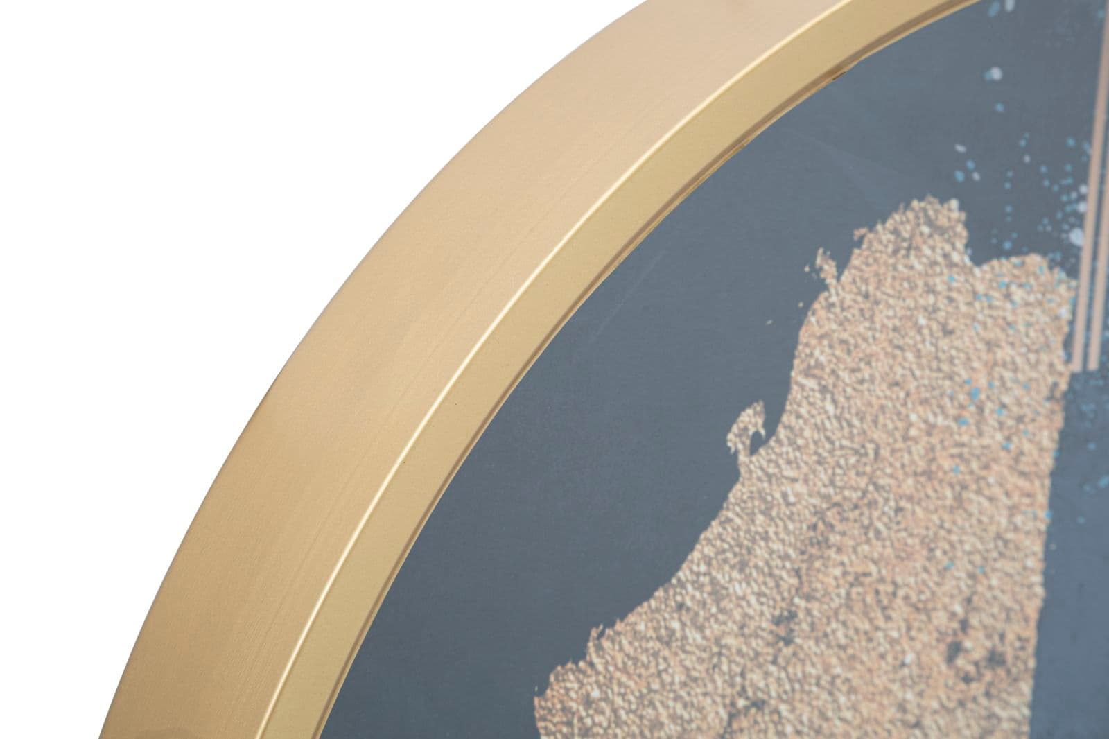 Orologio da parete in ferro, legno MDF e vetro per salotto e cucina in Orologi da parete Decor Space - Altamura, commercioVirtuoso.it