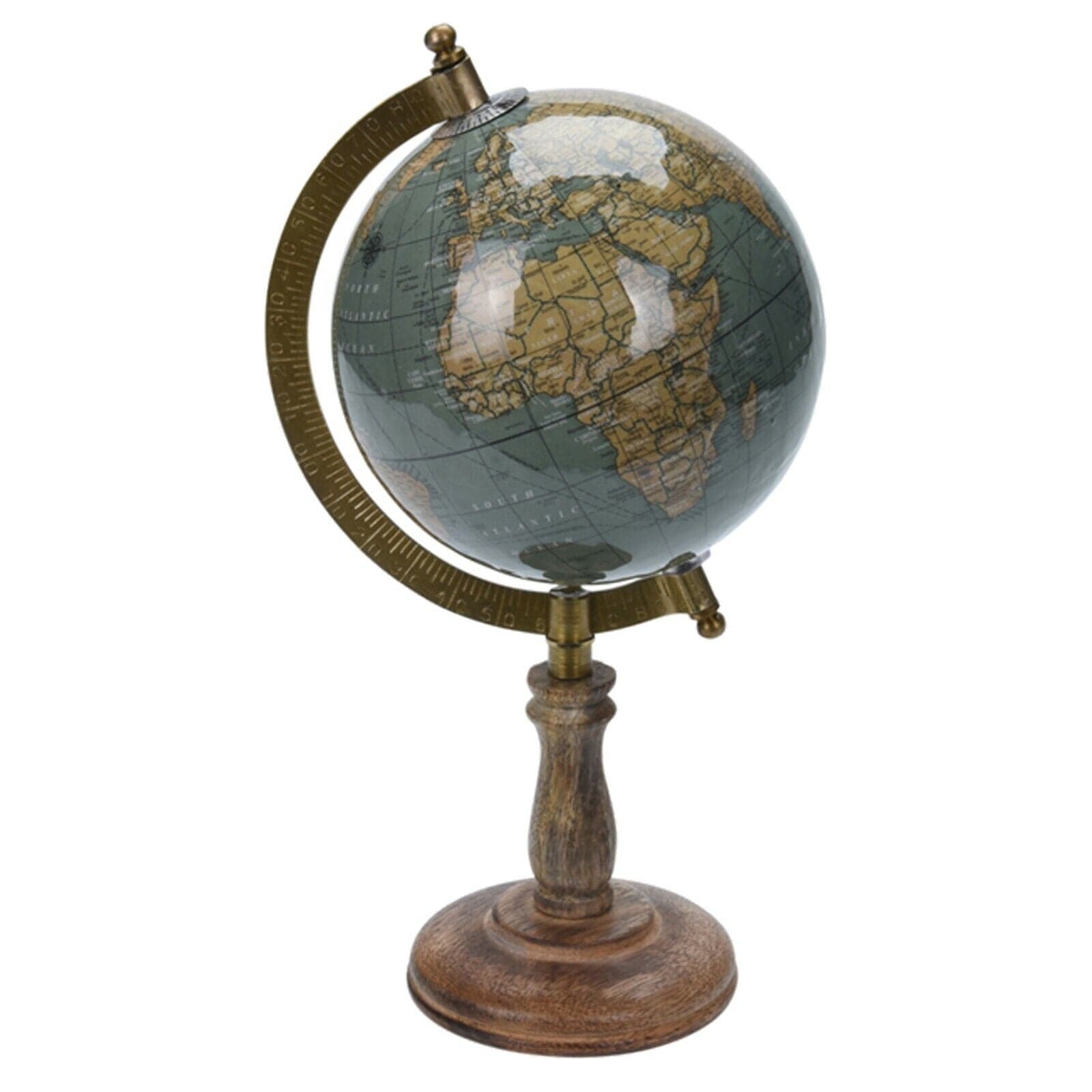 Mappamondo con base in legno per decorazione interno in Mappamondi Decor Space - Altamura, commercioVirtuoso.it