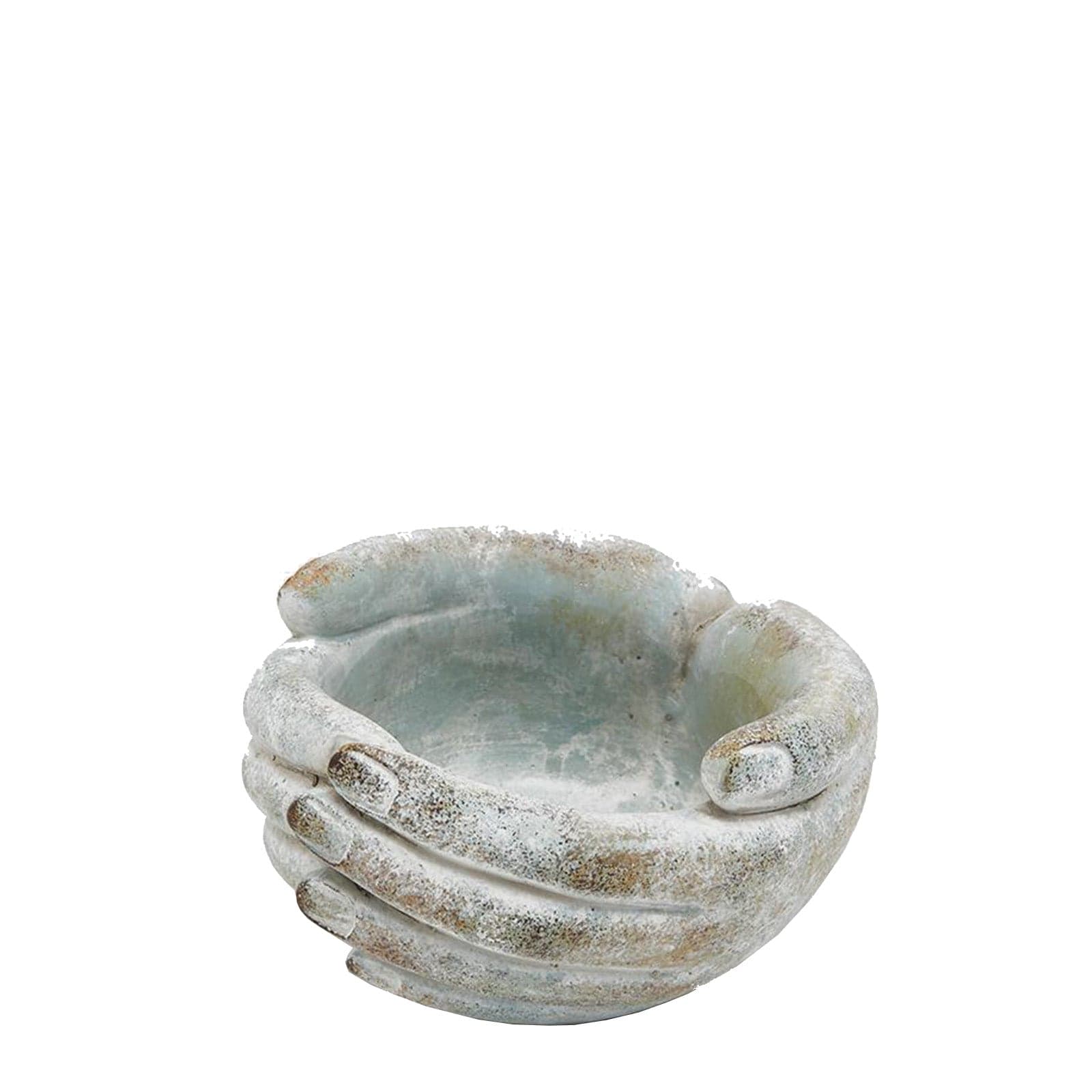 Porta vaso decorativo "Mani a coppa" da giardino per veranda in cemento in Vasi pensili Decor Space - Altamura, commercioVirtuoso.it