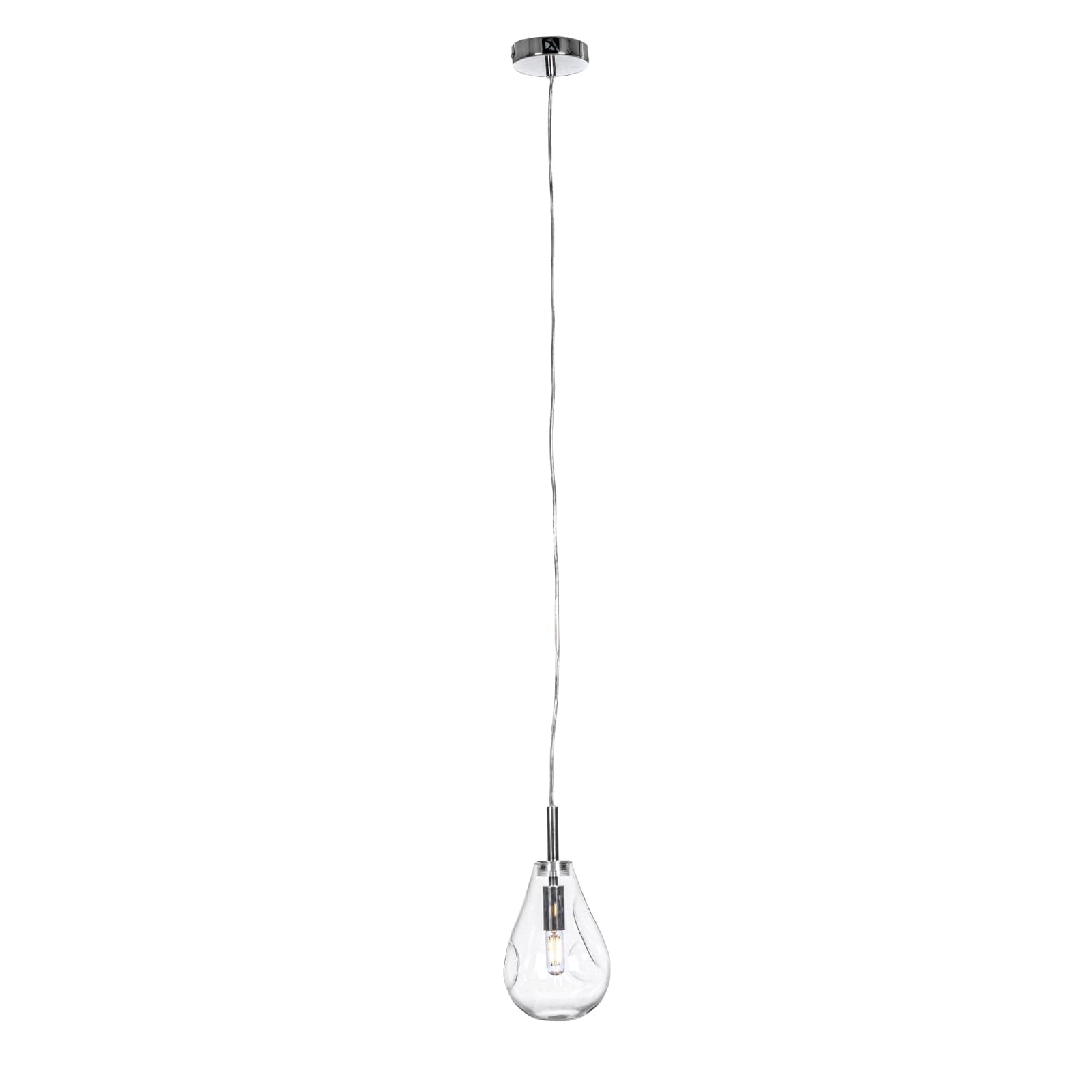 Lampadario "Reflect" in acciaio e vetro in Lampade a sospensione Decor Space - Altamura, commercioVirtuoso.it