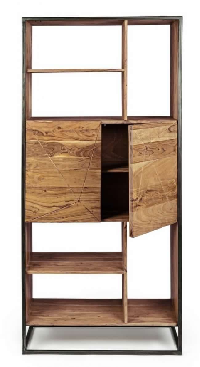 Libreria "Egon" porta oggetti, mobile per interno in Librerie Decor Space - Altamura, commercioVirtuoso.it