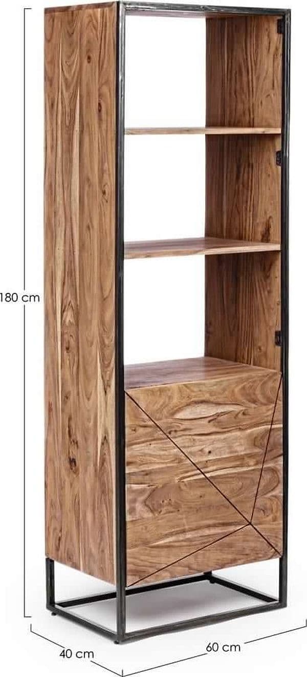 Libreria "Egon" porta oggetti, mobile per interno in Librerie Decor Space - Altamura, commercioVirtuoso.it